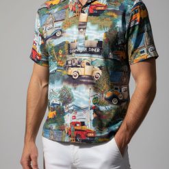 Vintage Reyn Spooner Style Hawaiian Shirt Classic Aloha Button Up Rayon Tropical Print Men's Sizes