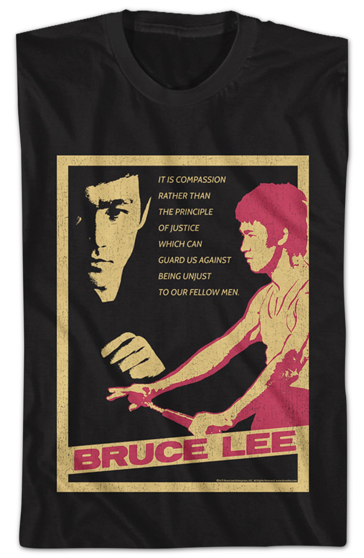 Vintage Poster Bruce Lee T-Shirt