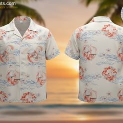 Vintage Silk Hawaiian Shirt Classic Tropical Print Men's Button Down Retro Aloha