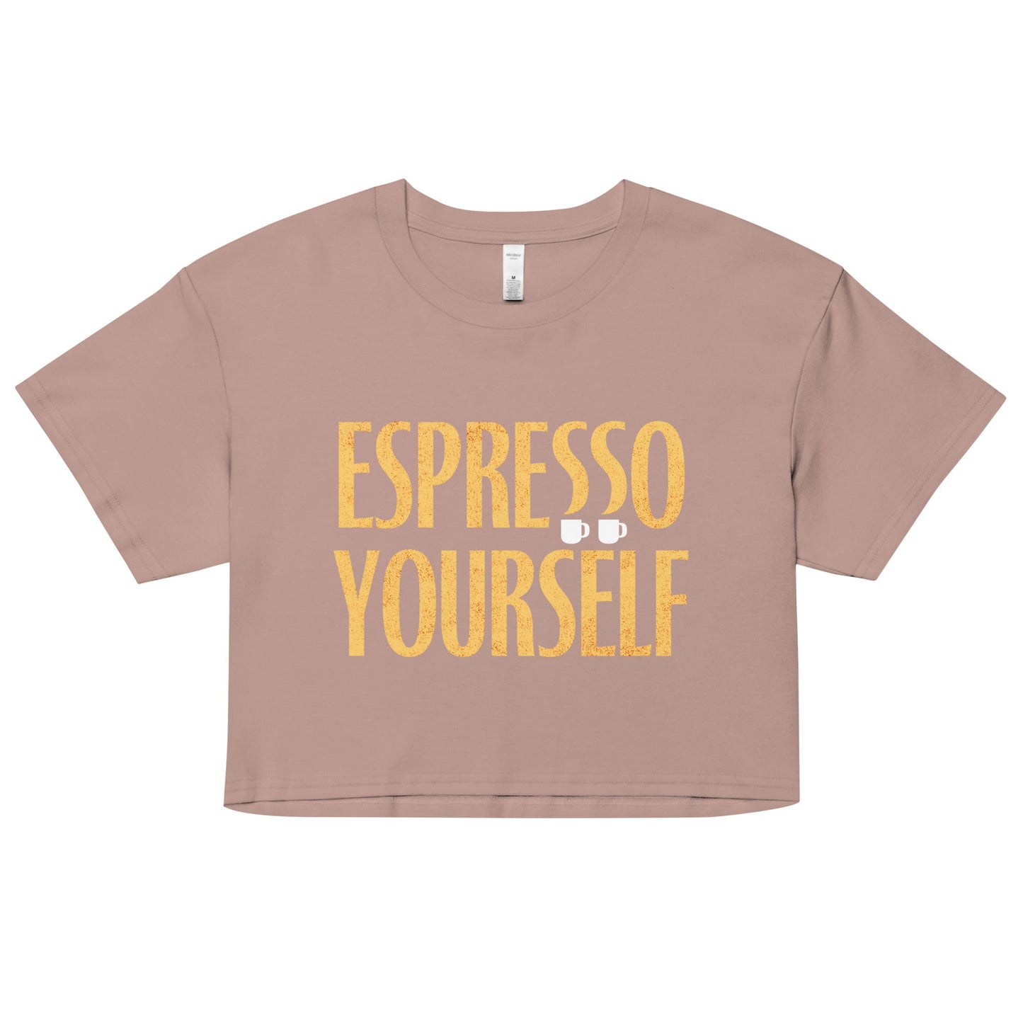 Espresso Yourself Women's Crop Tee