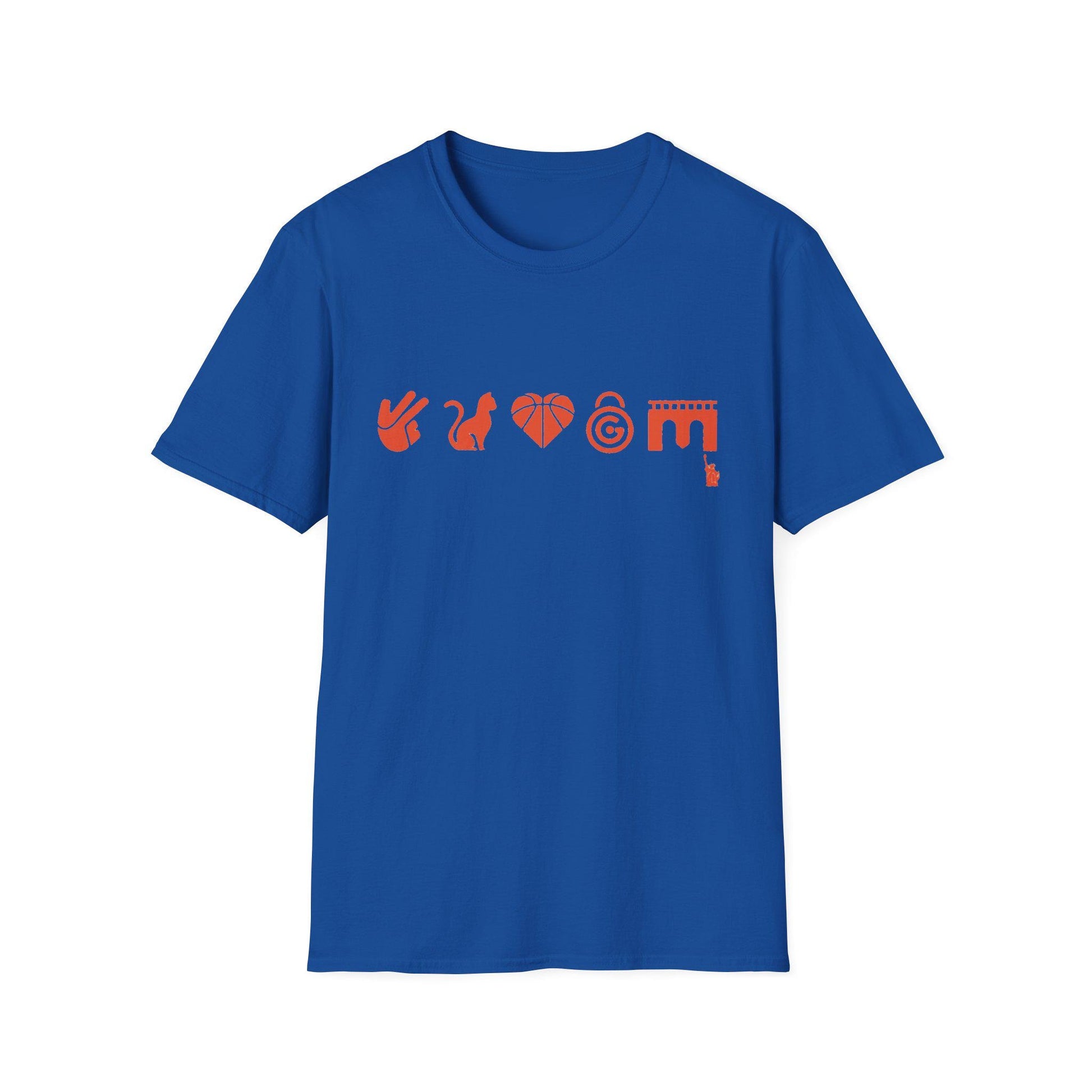 Knicks Starting Five Emojis Team Tee Black Blue Gray White York Brunson Og Kat Hart (1)