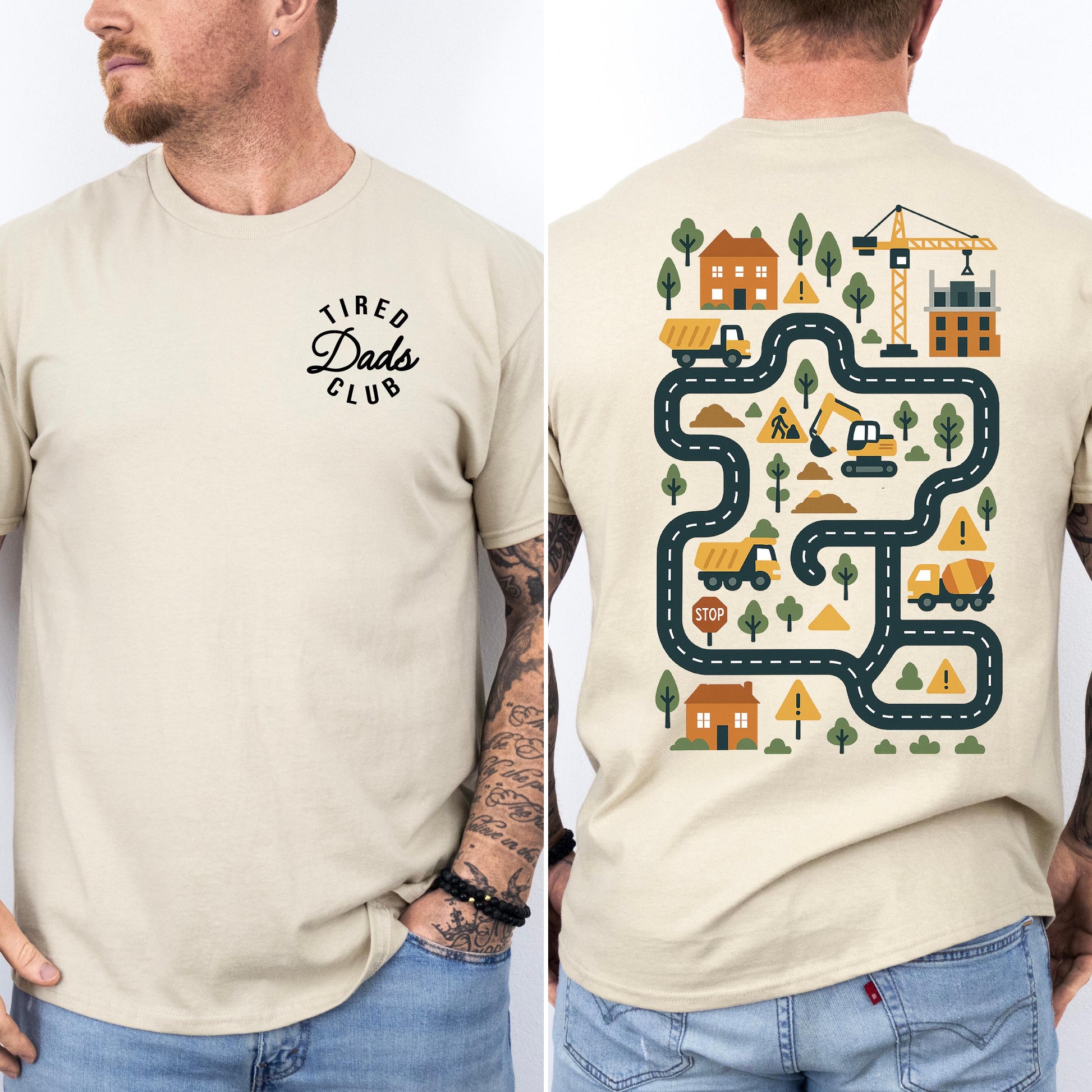 Tired Dads Club Handyman Dad Dad Appreciation Tee Father'S Day (1)