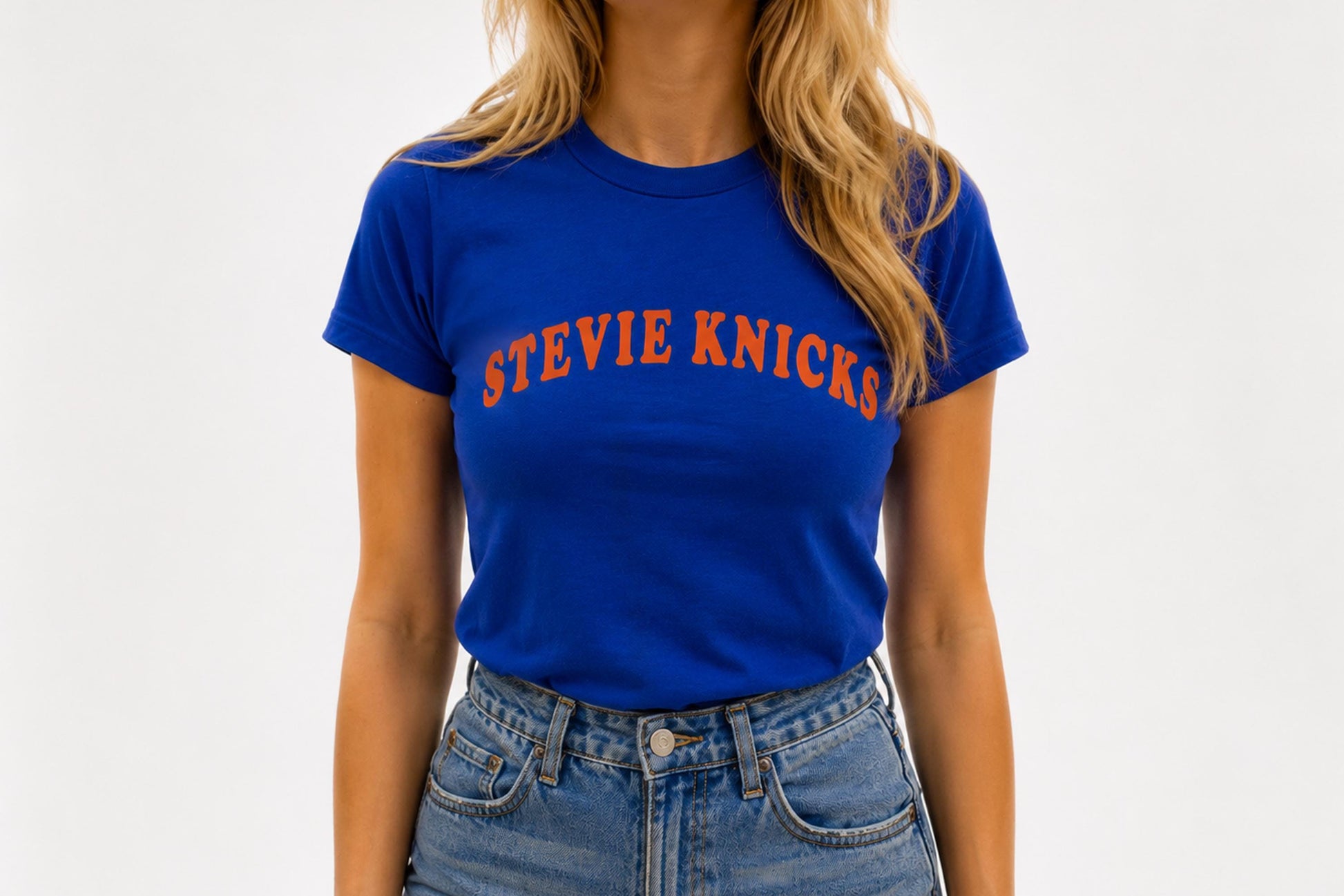 Stevie Knicks Taylor Basketball York Basketball Tee Retro Rock Music Ny Fan Royal Blue Finals (1)