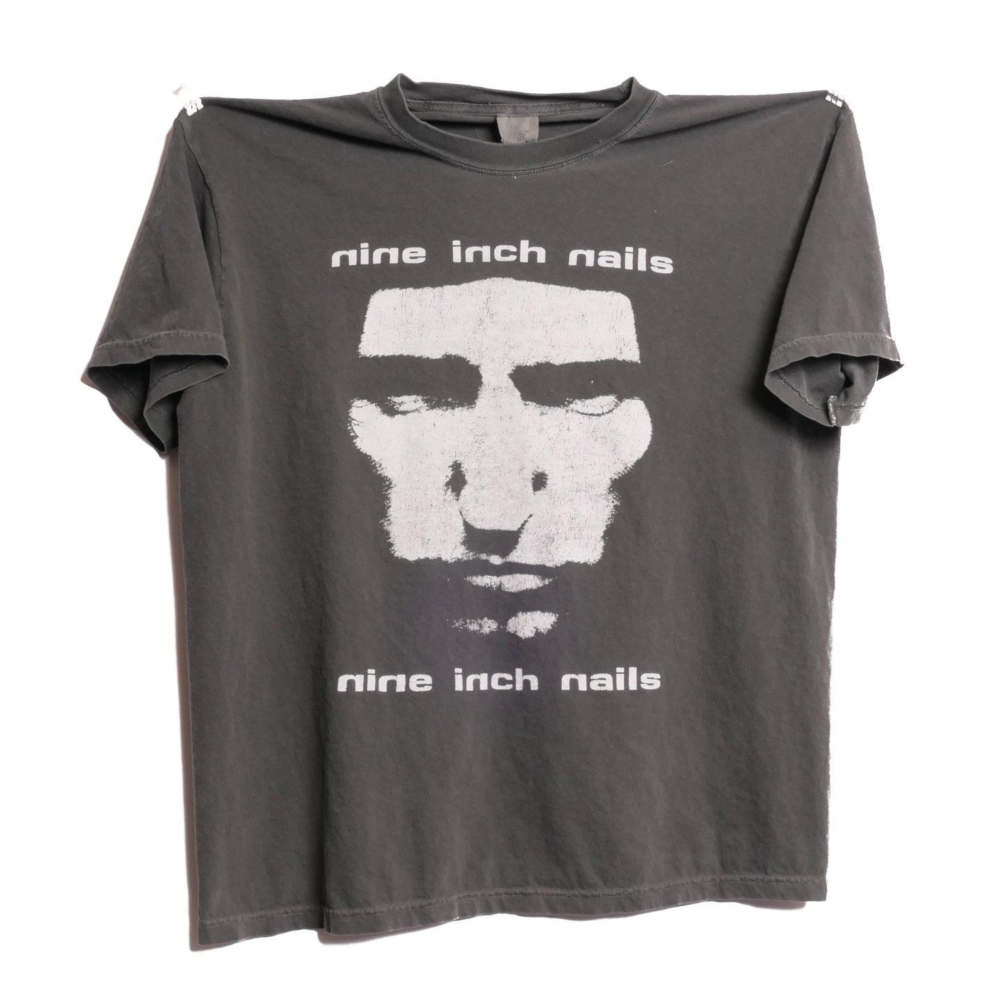 Nine Inch Nails Nin Downward Spiral Band Tee Industrial Post Metal Experimental Metal Ultra Faded Boxy Glam Rock Alternative Xl (1)