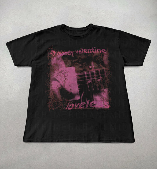 Bloody Valentine Loveless 90s Shoegaze Band Tee 90s Retro Y2k Loveless Tee (1)