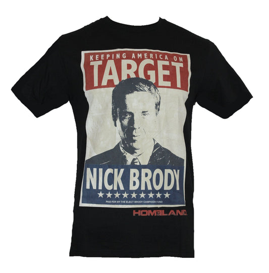 Homeland Mens T-Shirt -"Keeping America on Target" Nick Brody Poster Image