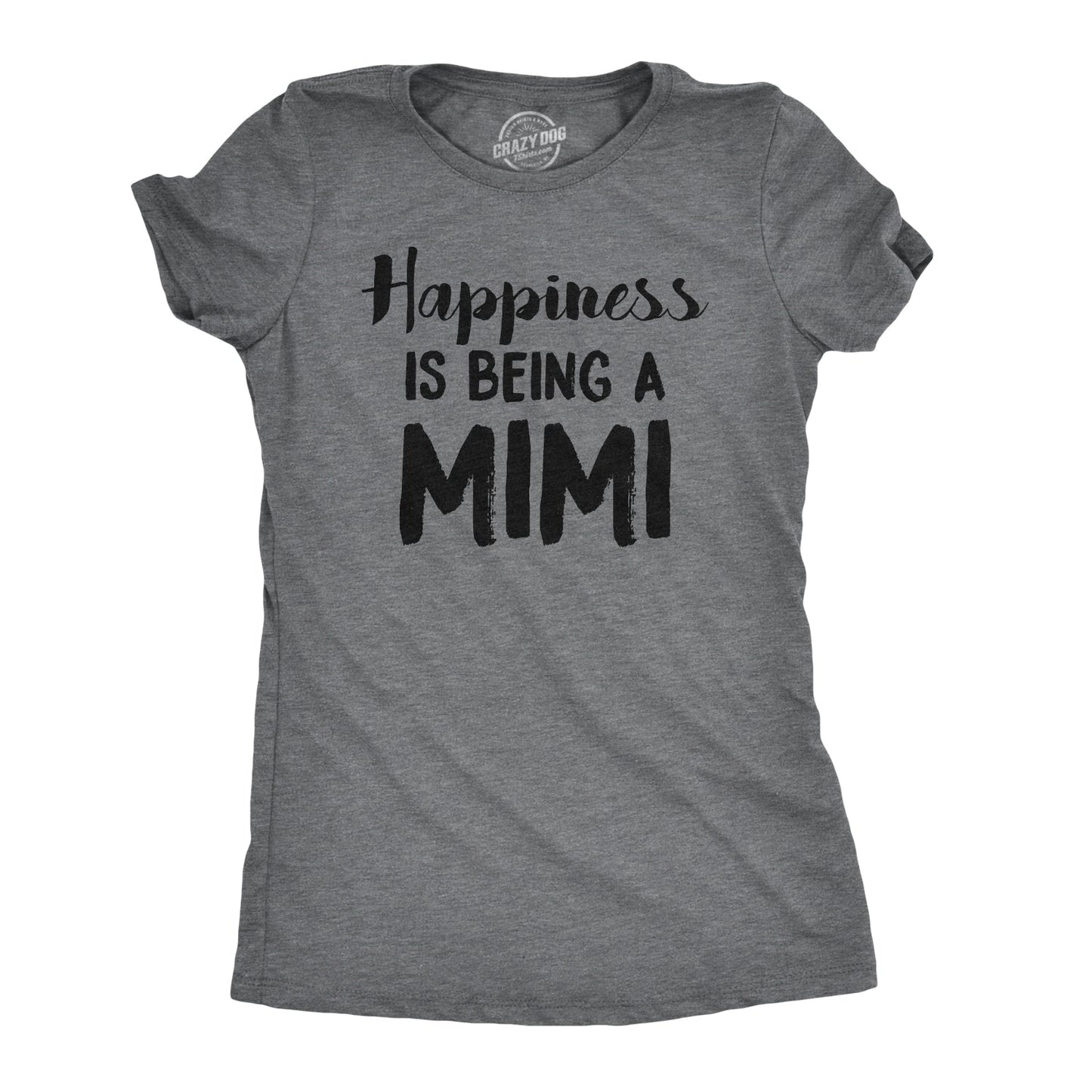Happiness Is Being A Mimi Women's T Shirt Hoodie, Sweatshirt | InkThreadWorks.com (Image 1)