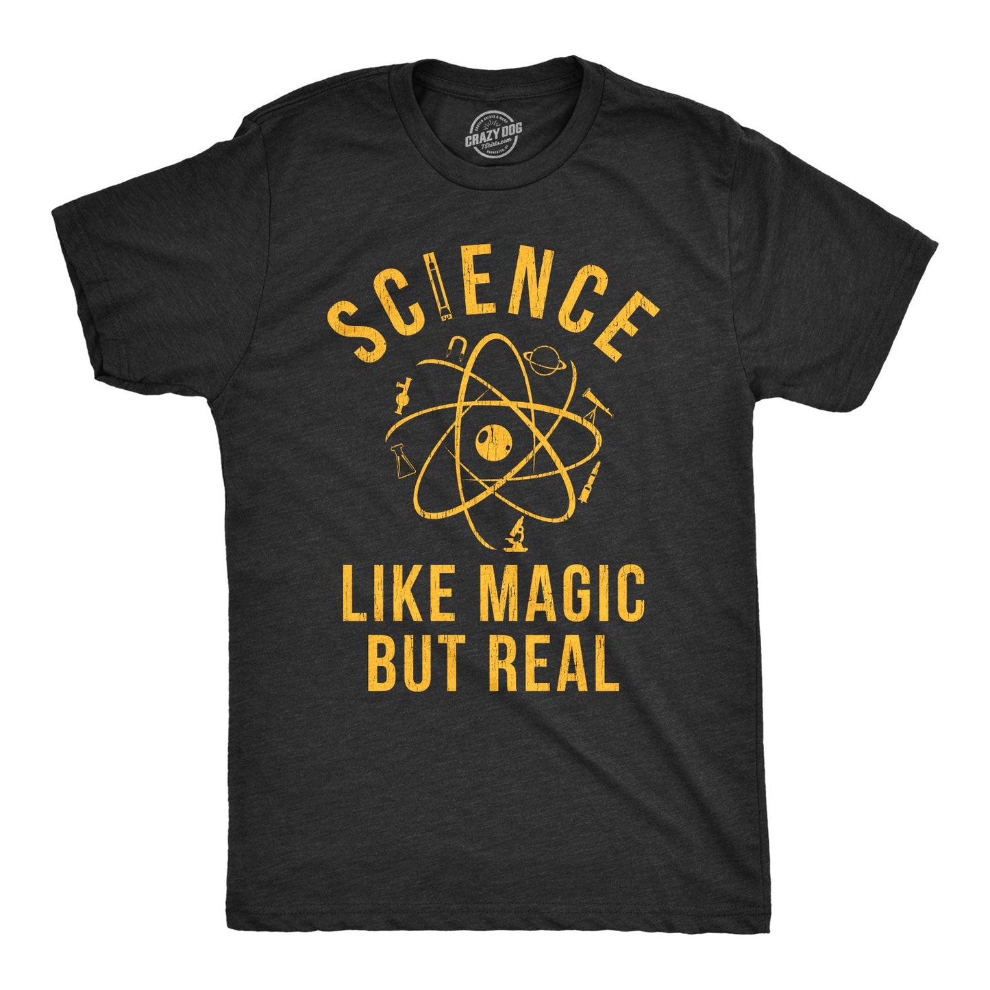 Science: Like Magic But Real Men's T Shirt Hoodie, Sweatshirt | InkThreadWorks.com (Image 1)