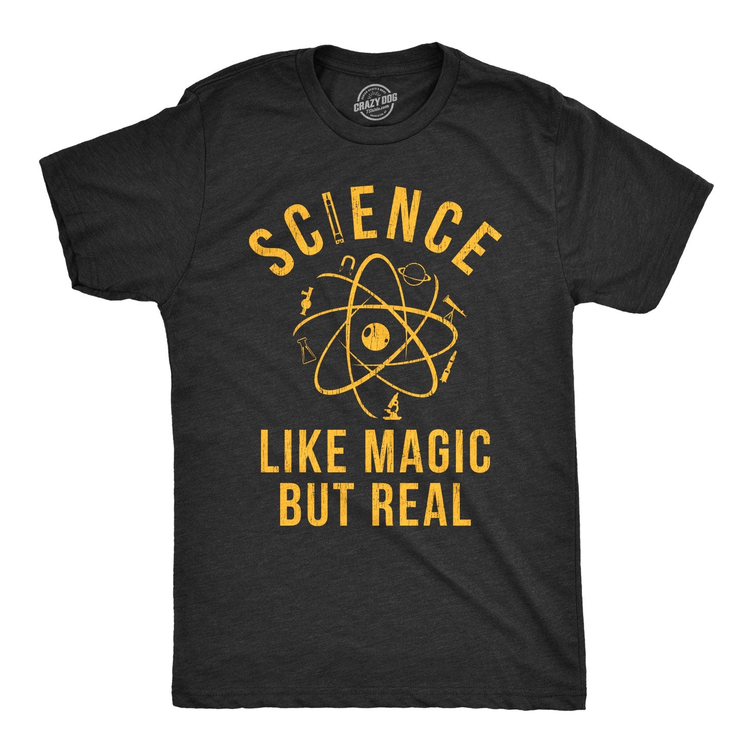 Science: Like Magic But Real Men's T Shirt Hoodie, Sweatshirt | InkThreadWorks.com (Image 1)