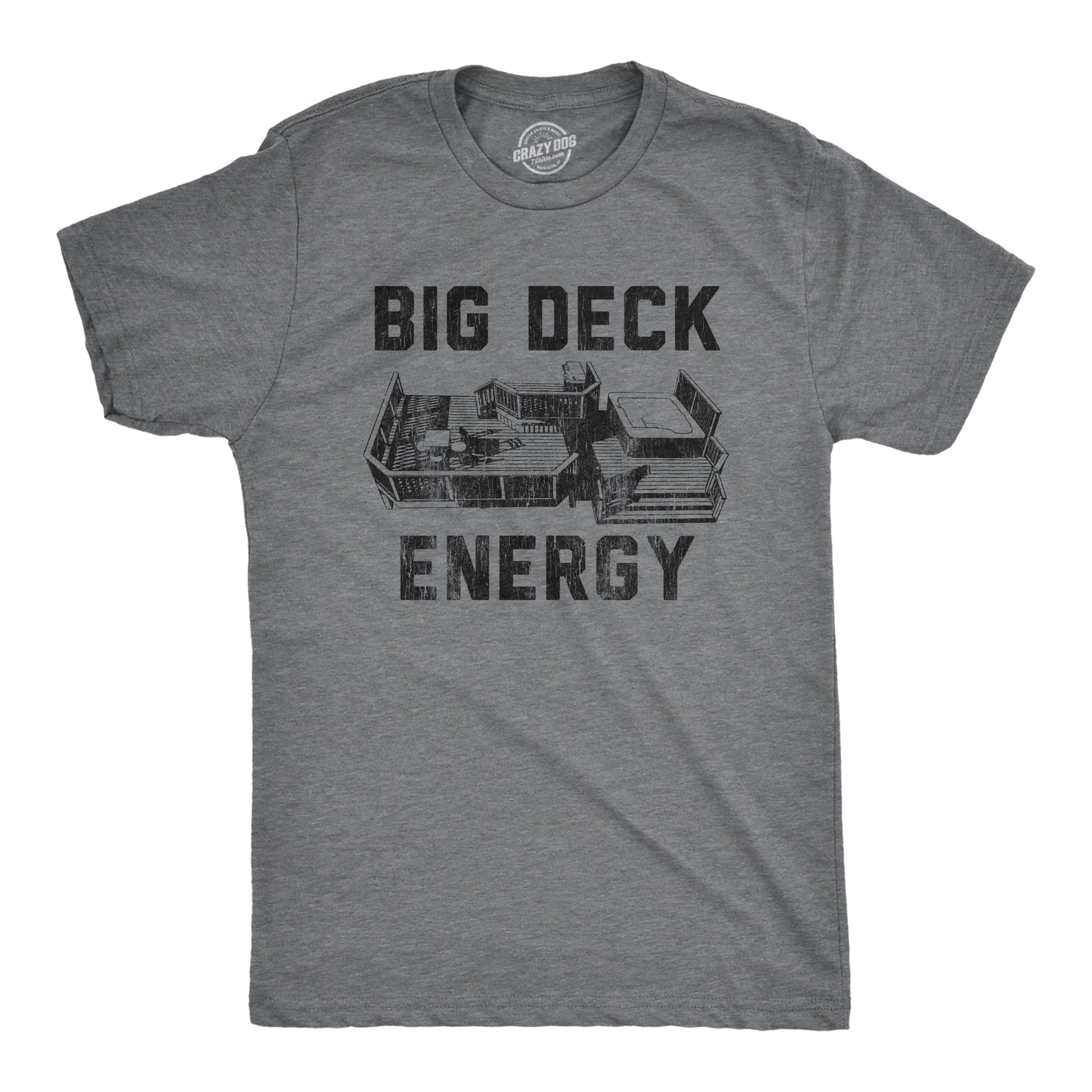 Big Deck Energy Men's T Shirt Hoodie, Sweatshirt | InkThreadWorks.com (Image 1)