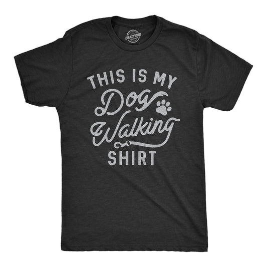 This Is My Dog Walking Shirt Men's T Shirt Hoodie, Sweatshirt | InkThreadWorks.com (Image 1)