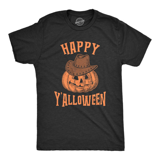 Happy Y'alloween Men's T Shirt Hoodie, Sweatshirt | InkThreadWorks.com (Image 1)