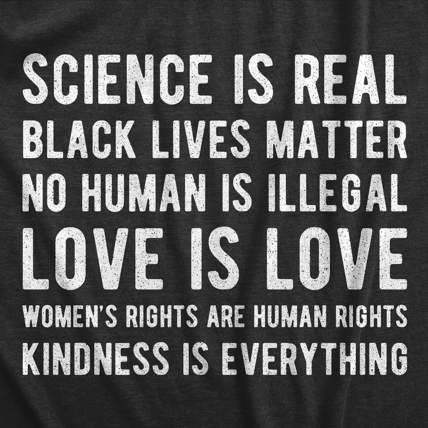 Science Is Real Black Lives Matter Women's T Shirt Hoodie, Sweatshirt | InkThreadWorks.com (Image 2)