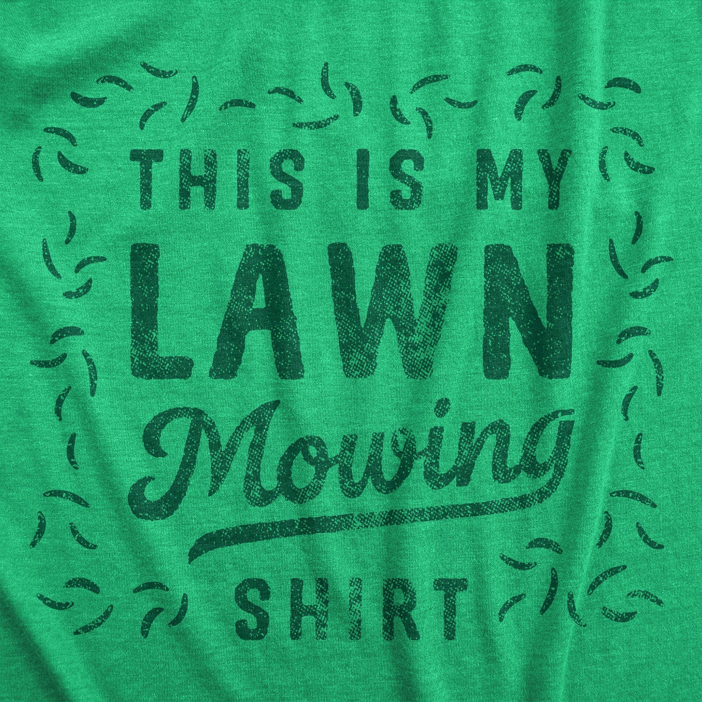This Is My Lawn Mowing Shirt Men's T Shirt Hoodie, Sweatshirt | InkThreadWorks.com (Image 2)
