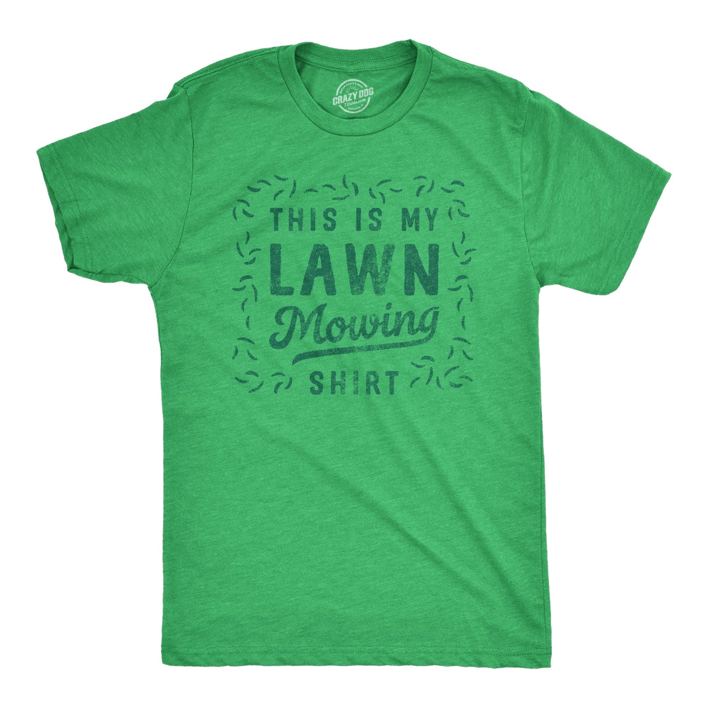 This Is My Lawn Mowing Shirt Men's T Shirt Hoodie, Sweatshirt | InkThreadWorks.com (Image 1)