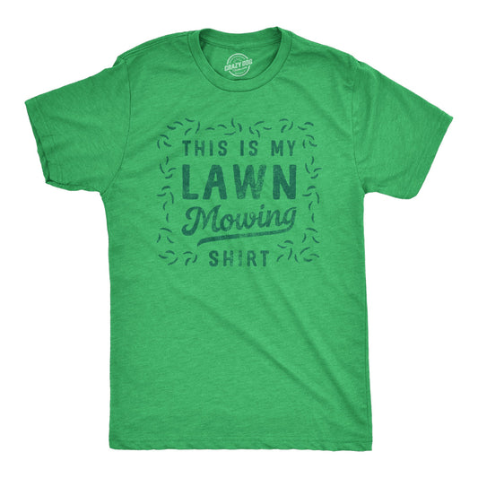 This Is My Lawn Mowing Shirt Men's T Shirt Hoodie, Sweatshirt | InkThreadWorks.com (Image 1)