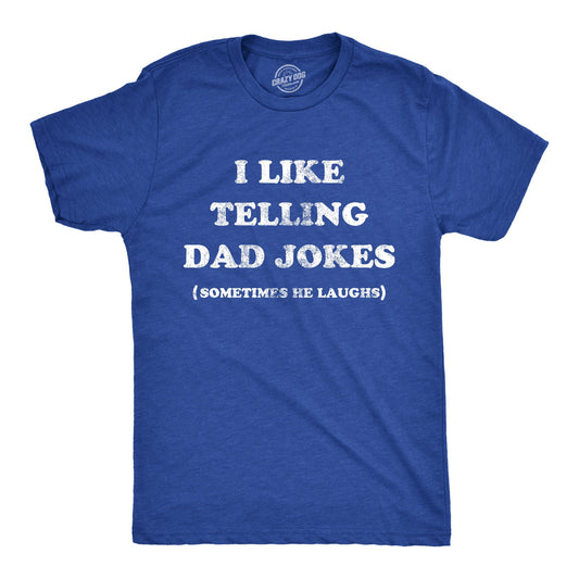 I Like Telling Dad Jokes Men's T Shirt Hoodie, Sweatshirt | InkThreadWorks.com (Image 1)