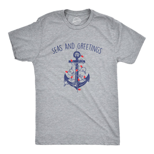 Seas And Greetings Men's T Shirt Hoodie, Sweatshirt | InkThreadWorks.com (Image 1)