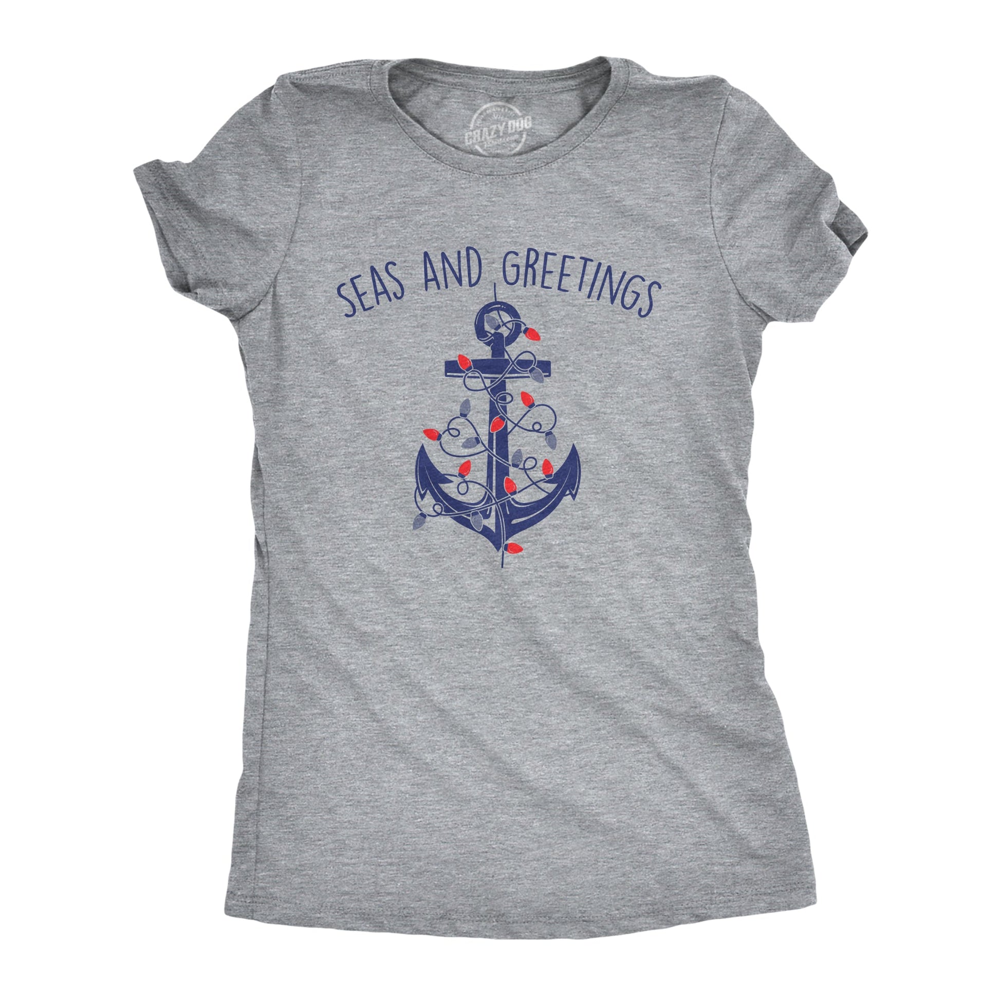 Seas And Greetings Women's T Shirt Hoodie, Sweatshirt | InkThreadWorks.com (Image 1)