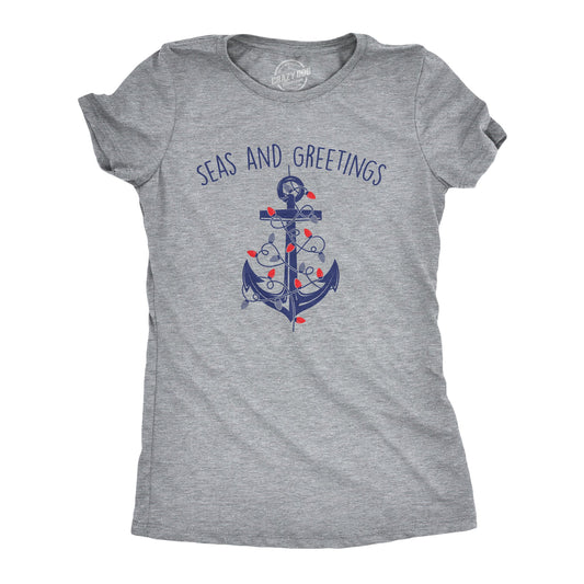 Seas And Greetings Women's T Shirt Hoodie, Sweatshirt | InkThreadWorks.com (Image 1)