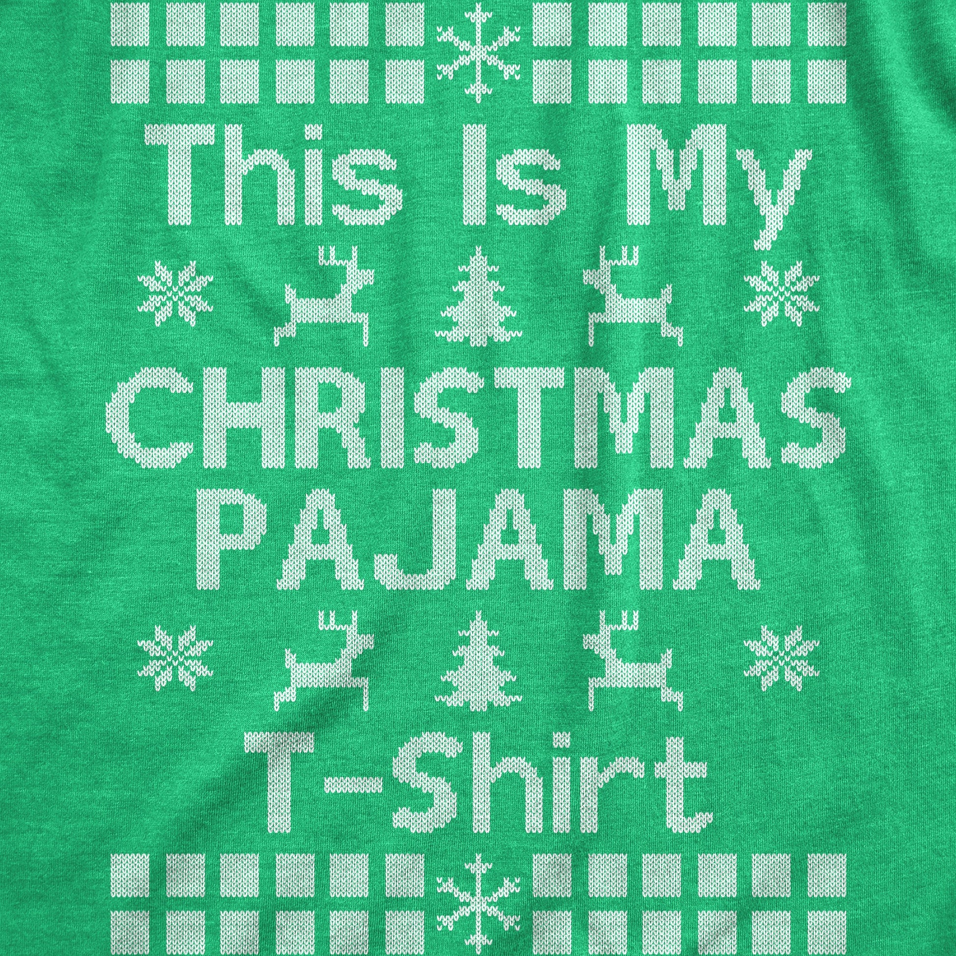 This Is My Christmas Pajama T Shirt Women's T Shirt Hoodie, Sweatshirt | InkThreadWorks.com (Image 2)