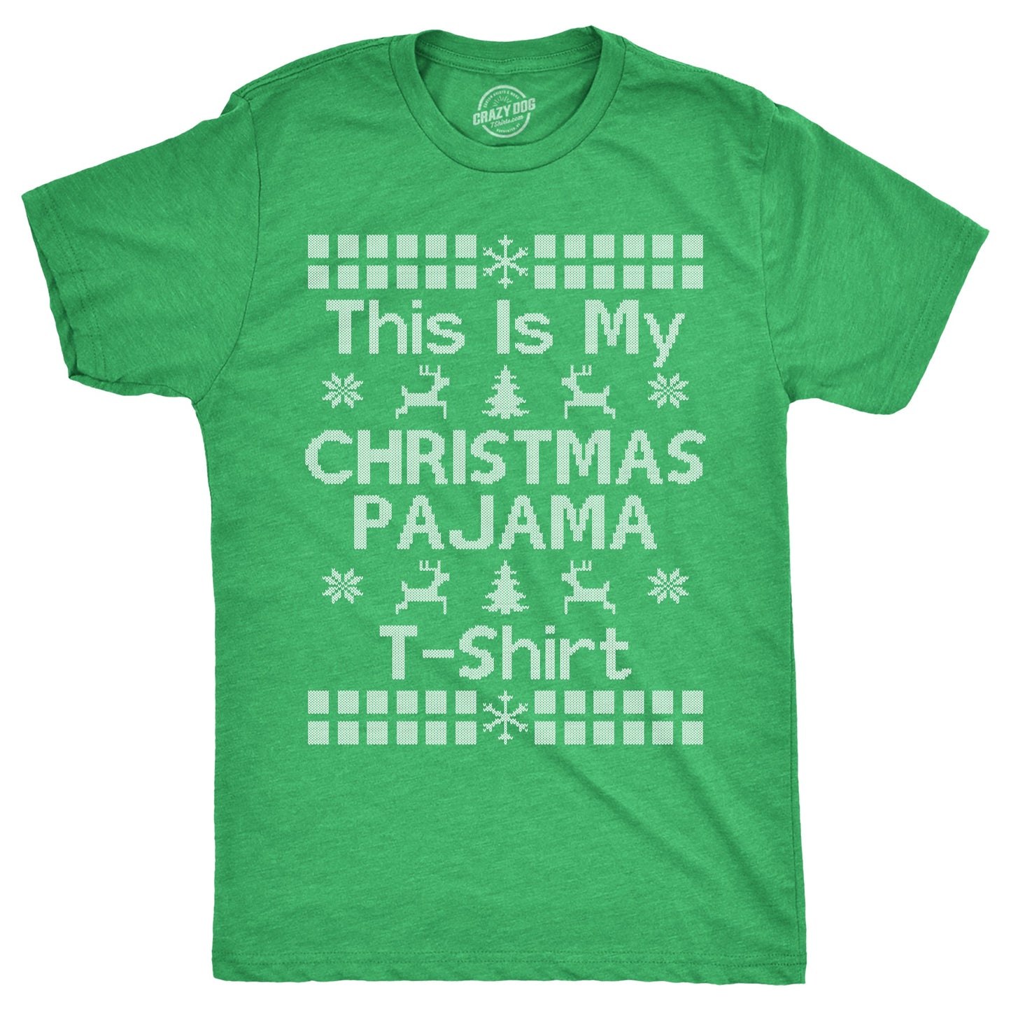 This Is My Christmas Pajama T Shirt Men's T Shirt Hoodie, Sweatshirt | InkThreadWorks.com (Image 1)