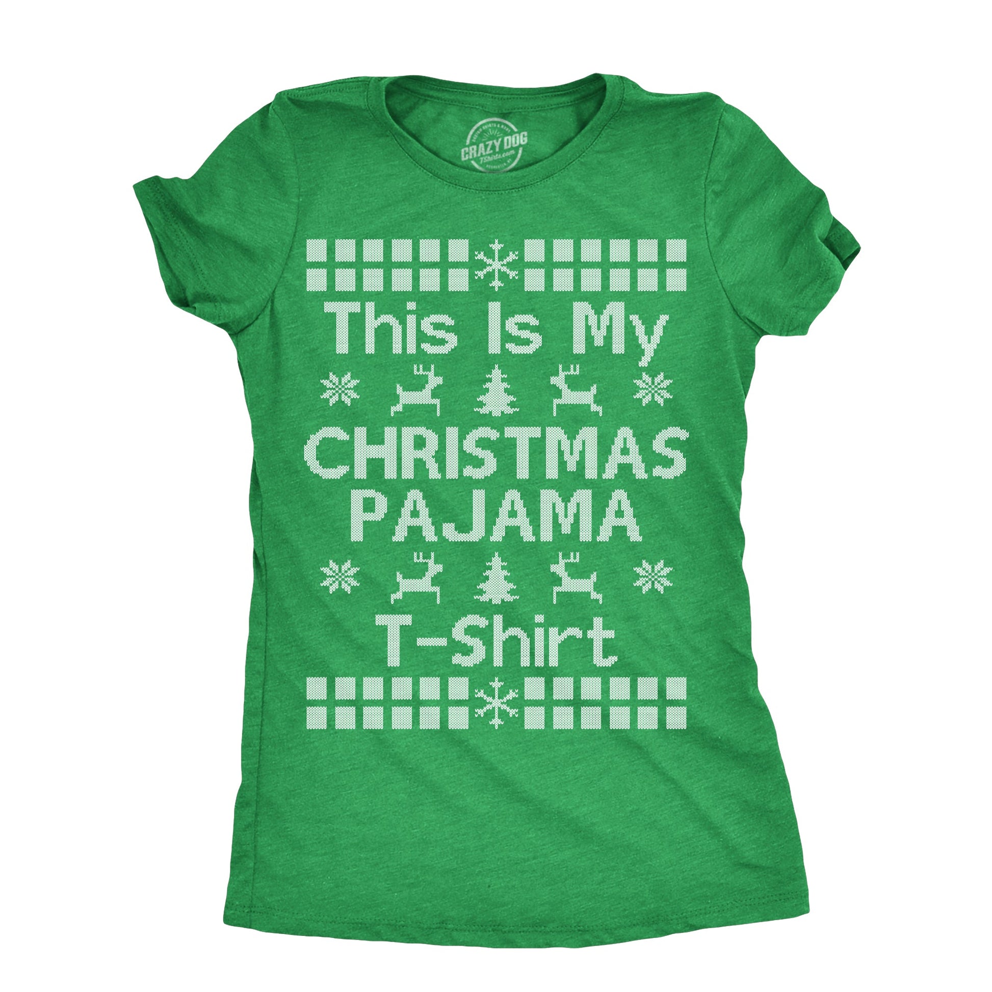 This Is My Christmas Pajama T Shirt Women's T Shirt Hoodie, Sweatshirt | InkThreadWorks.com (Image 1)