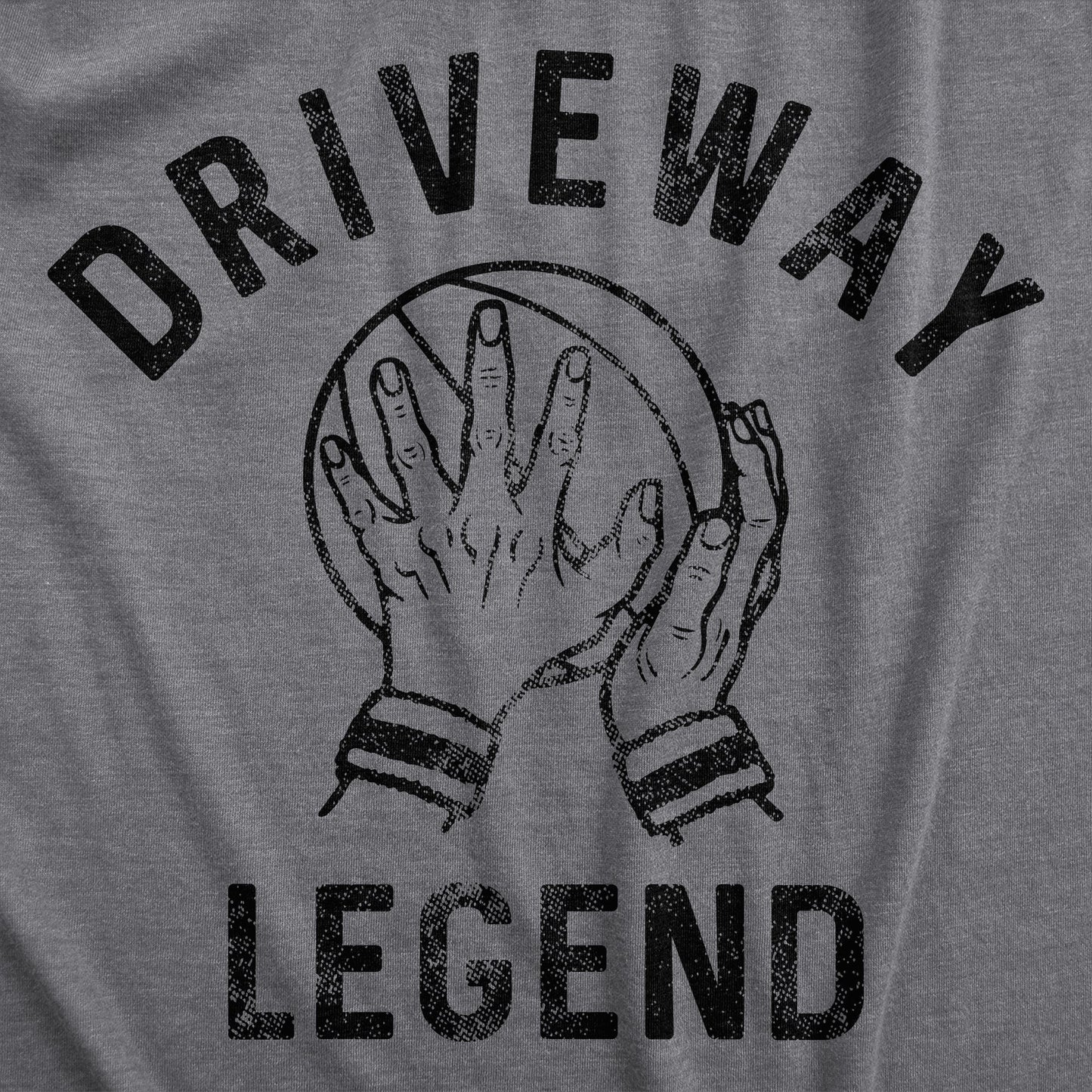 Driveway Legend Men's T Shirt Hoodie, Sweatshirt | InkThreadWorks.com (Image 2)