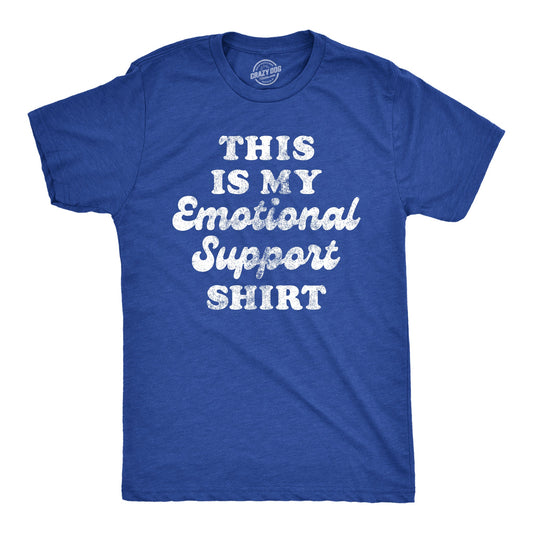 This Is My Emotional Support Shirt Men's T Shirt Hoodie, Sweatshirt | InkThreadWorks.com (Image 1)
