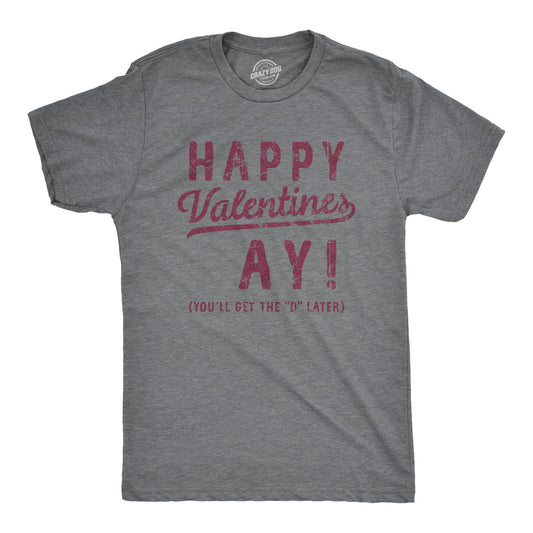 Happy Valentines Ay Men's T Shirt Hoodie, Sweatshirt | InkThreadWorks.com (Image 1)