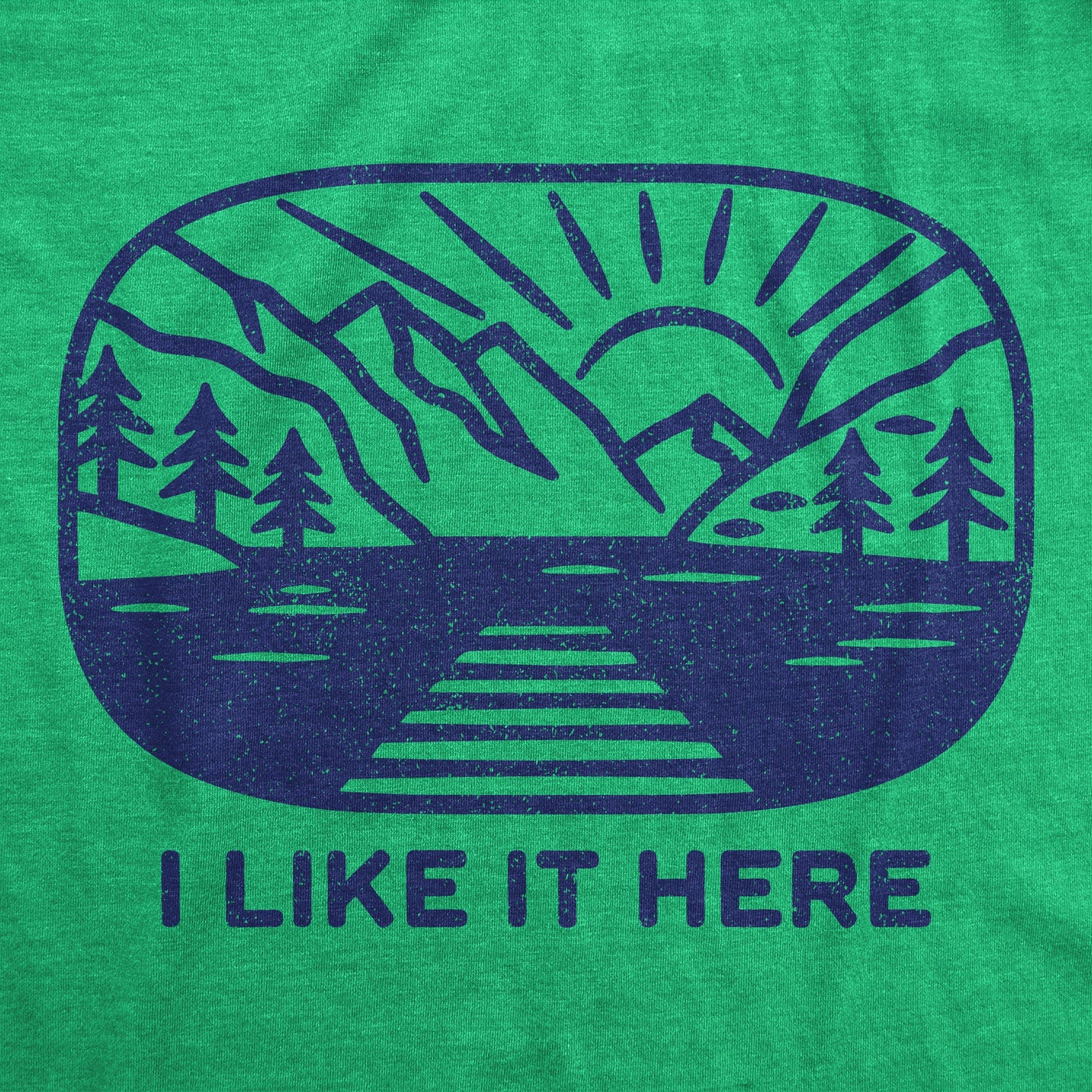 I Like It Here Women's T Shirt Hoodie, Sweatshirt | InkThreadWorks.com (Image 2)