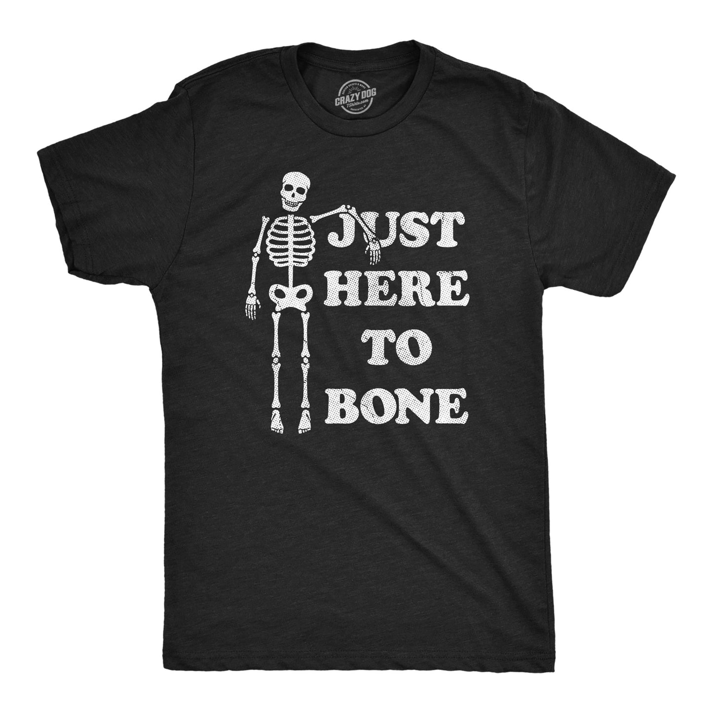 Just Here To Bone Men's T Shirt Hoodie, Sweatshirt | InkThreadWorks.com (Image 1)