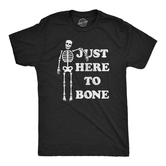 Just Here To Bone Men's T Shirt Hoodie, Sweatshirt | InkThreadWorks.com (Image 1)