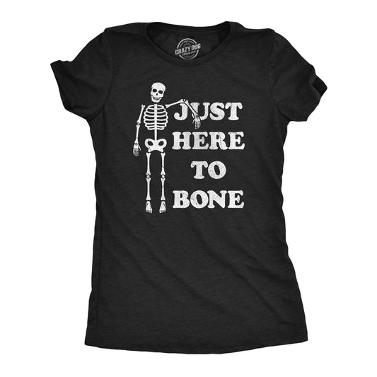 Just Here To Bone Women's T Shirt Hoodie, Sweatshirt | InkThreadWorks.com (Image 1)