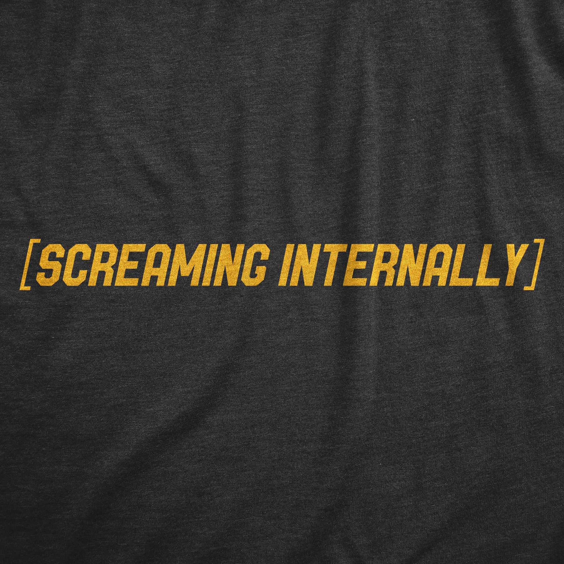 Screaming Internally Men's T Shirt Hoodie, Sweatshirt | InkThreadWorks.com (Image 2)