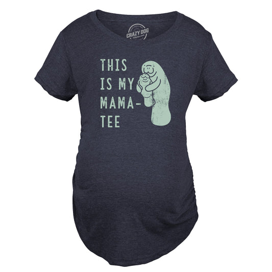 This Is My Mama Tee Maternity T Shirt Hoodie, Sweatshirt | InkThreadWorks.com (Image 1)
