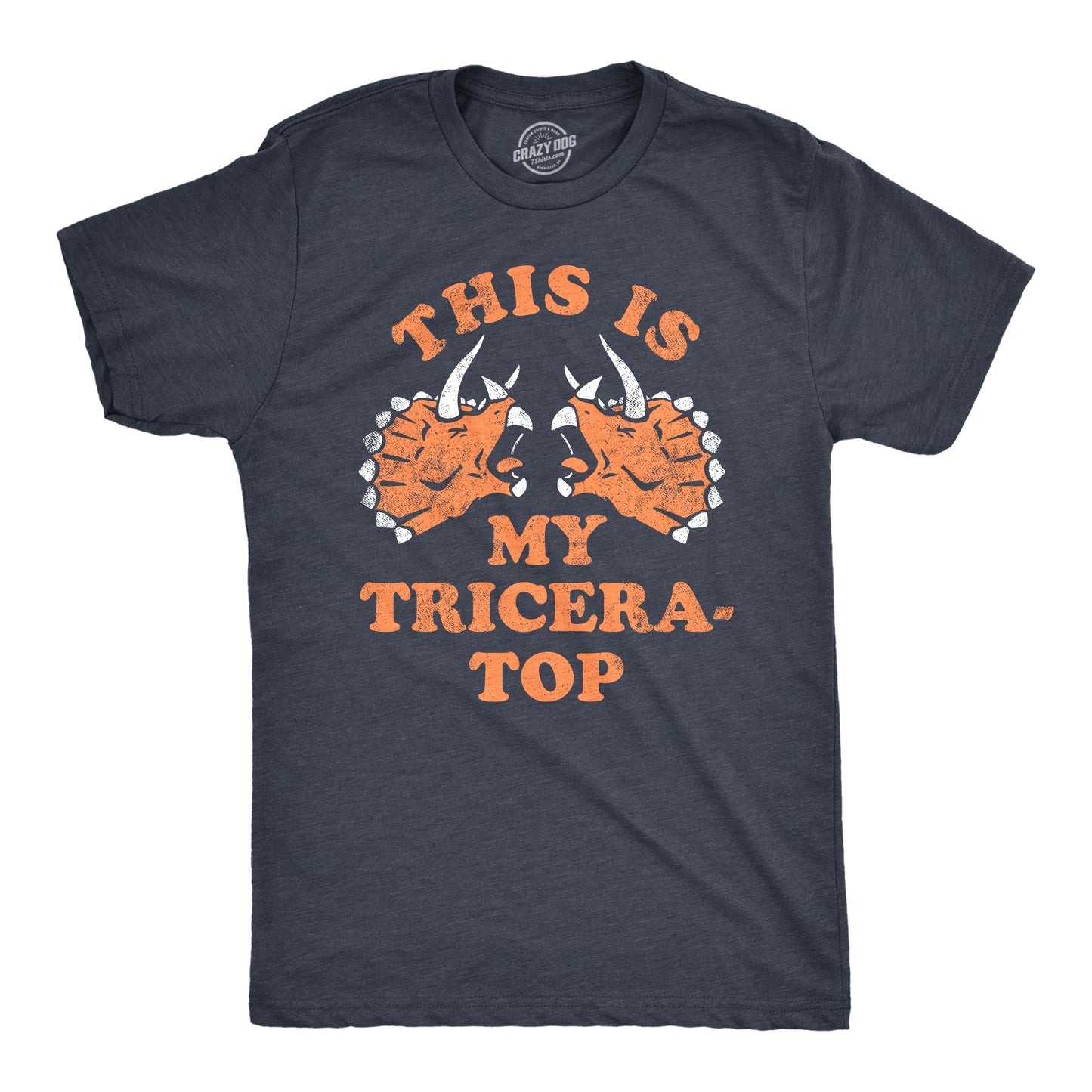 This Is My Tricera Top Men's T Shirt Hoodie, Sweatshirt | InkThreadWorks.com (Image 1)