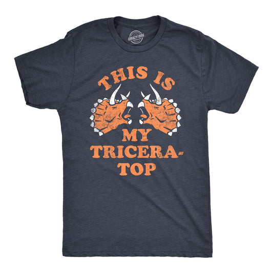 This Is My Tricera Top Men's T Shirt Hoodie, Sweatshirt | InkThreadWorks.com (Image 1)