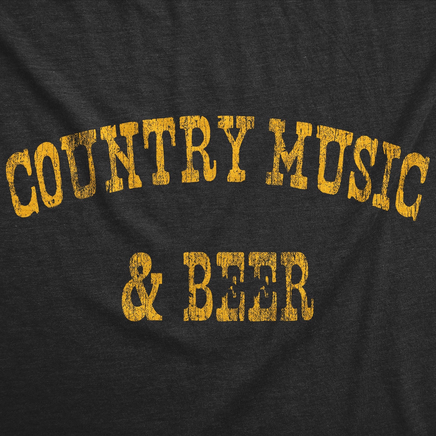 Country Music And Beer Men's T Shirt Hoodie, Sweatshirt | InkThreadWorks.com (Image 2)