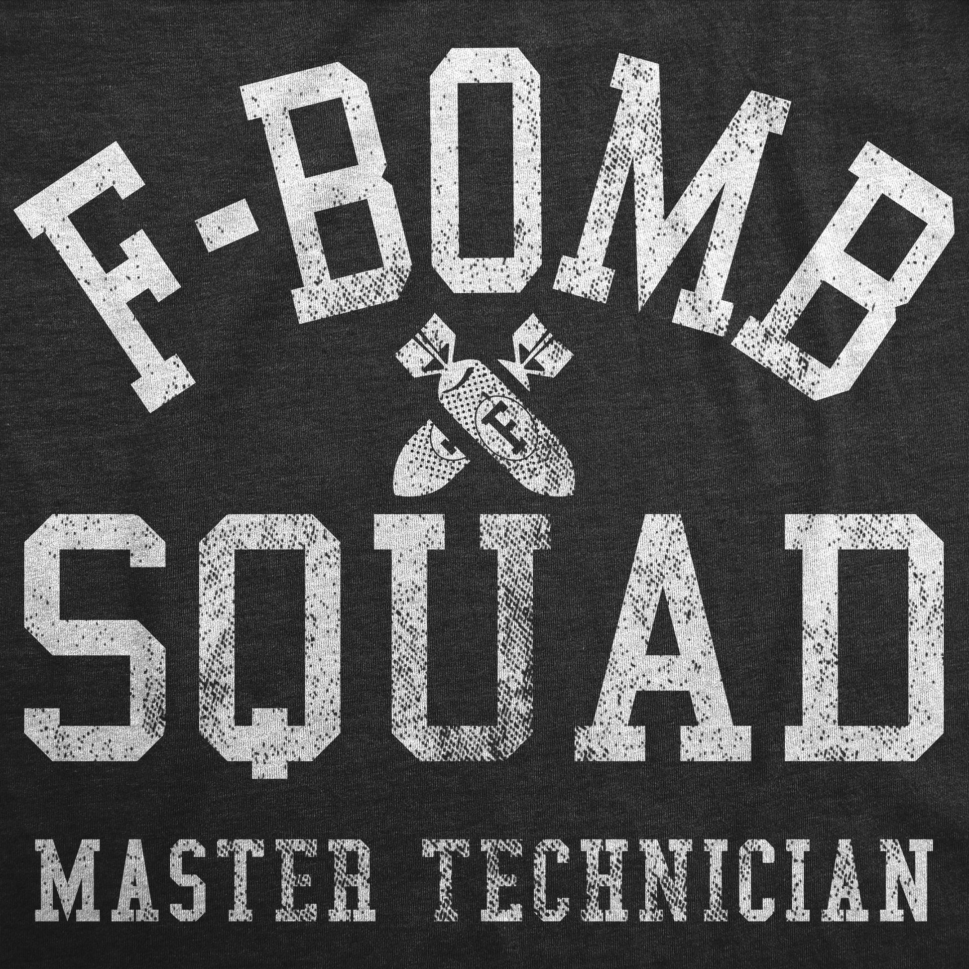 F Bomb Squad Men's T Shirt Hoodie, Sweatshirt | InkThreadWorks.com (Image 2)