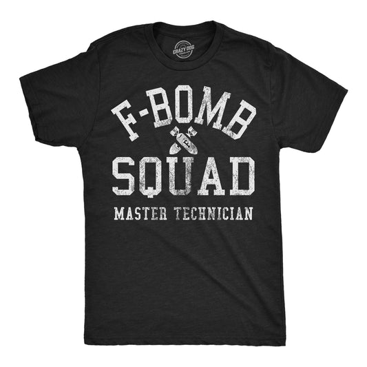 F Bomb Squad Men's T Shirt Hoodie, Sweatshirt | InkThreadWorks.com (Image 1)