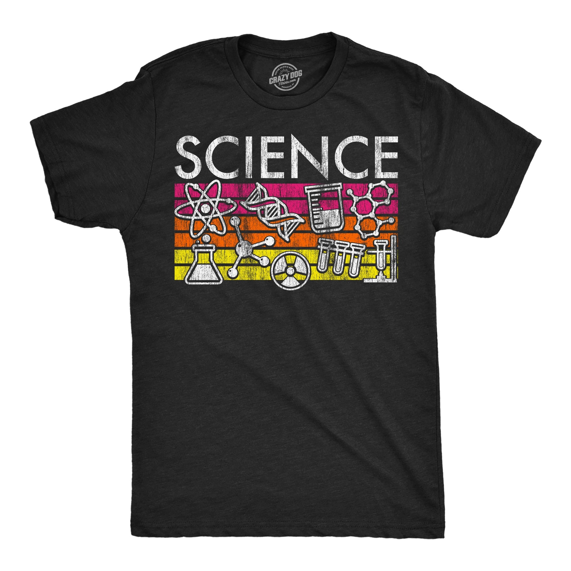 Science Stripes Men's T Shirt Hoodie, Sweatshirt | InkThreadWorks.com (Image 1)