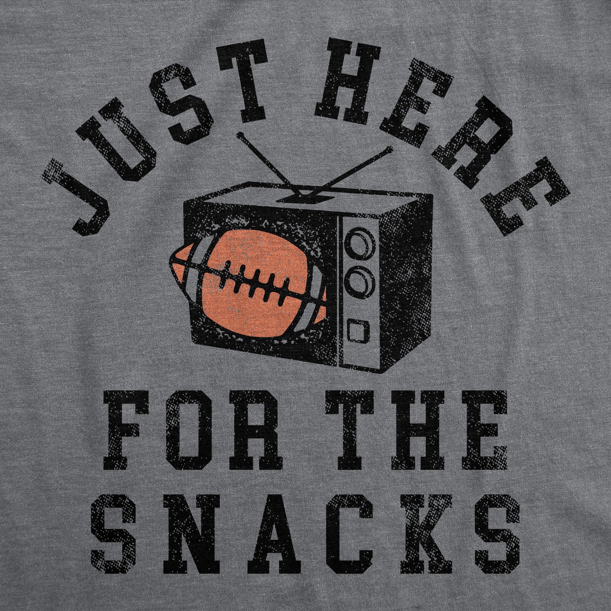 Just Here For The Snacks Women's T Shirt Hoodie, Sweatshirt | InkThreadWorks.com (Image 2)
