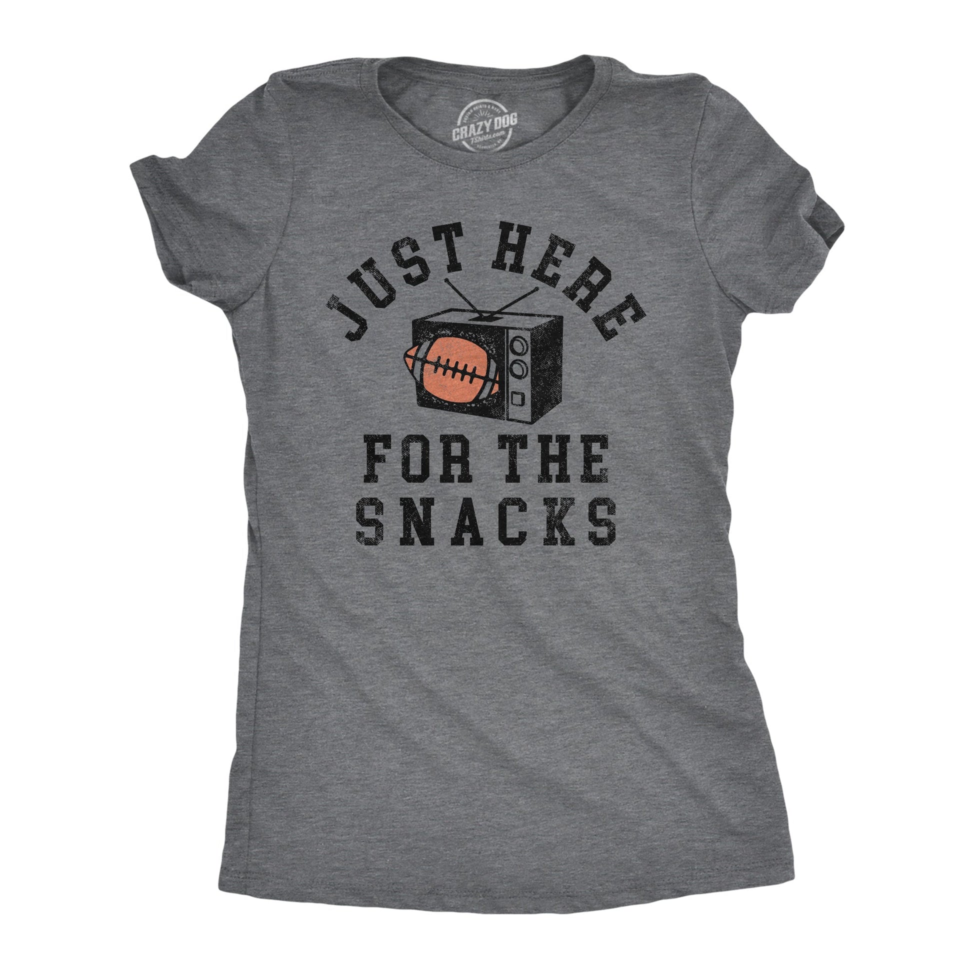 Just Here For The Snacks Women's T Shirt Hoodie, Sweatshirt | InkThreadWorks.com (Image 1)