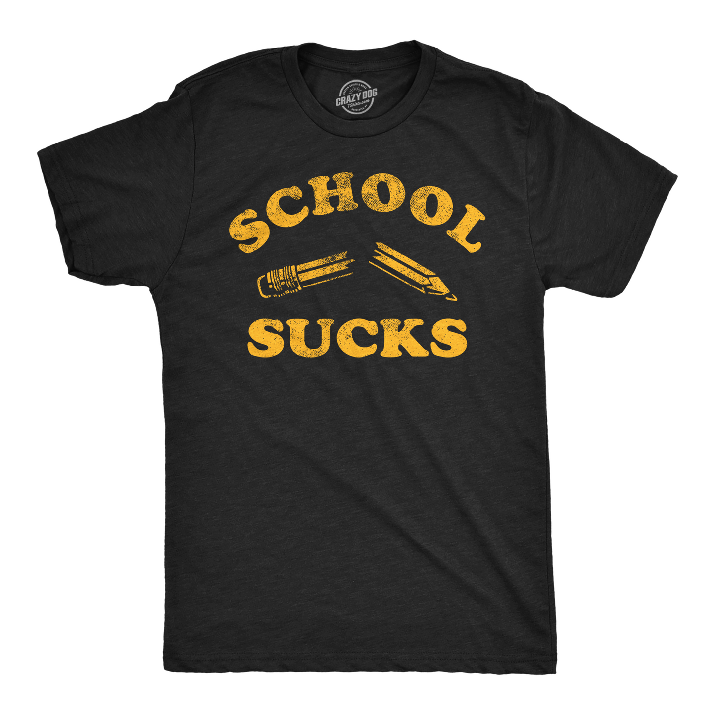 School Sucks Men's T Shirt Hoodie, Sweatshirt | InkThreadWorks.com (Image 1)