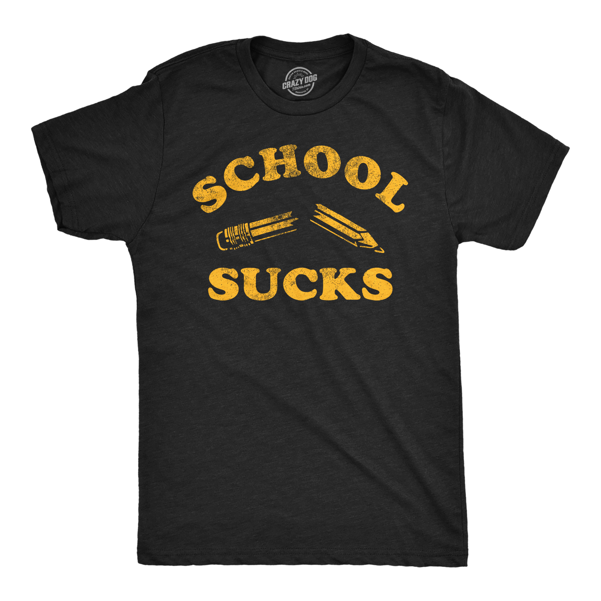 School Sucks Men's T Shirt Hoodie, Sweatshirt | InkThreadWorks.com (Image 1)