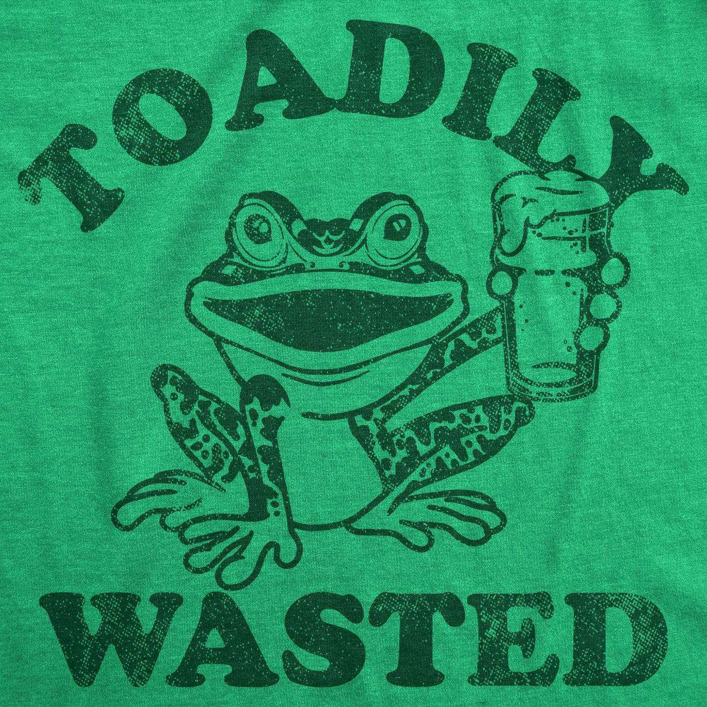 Toadily Wasted Men's T Shirt Hoodie, Sweatshirt | InkThreadWorks.com (Image 2)