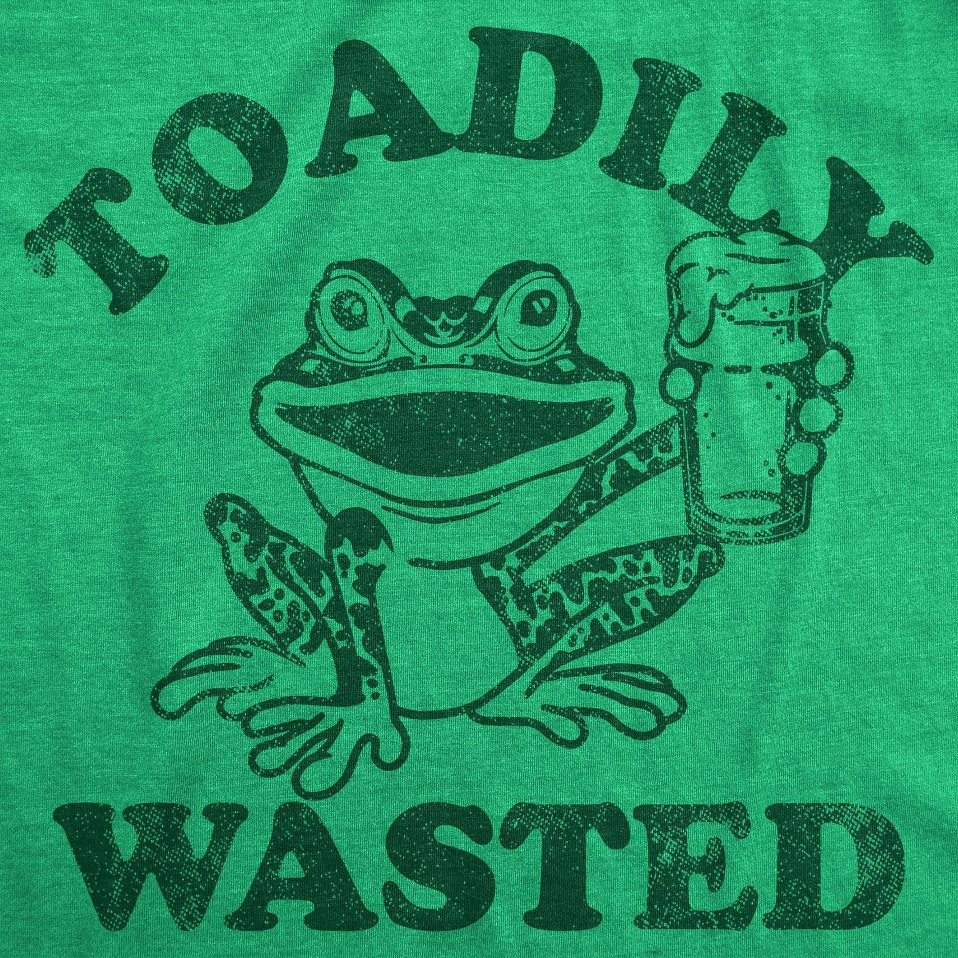 Toadily Wasted Men's T Shirt Hoodie, Sweatshirt | InkThreadWorks.com (Image 2)