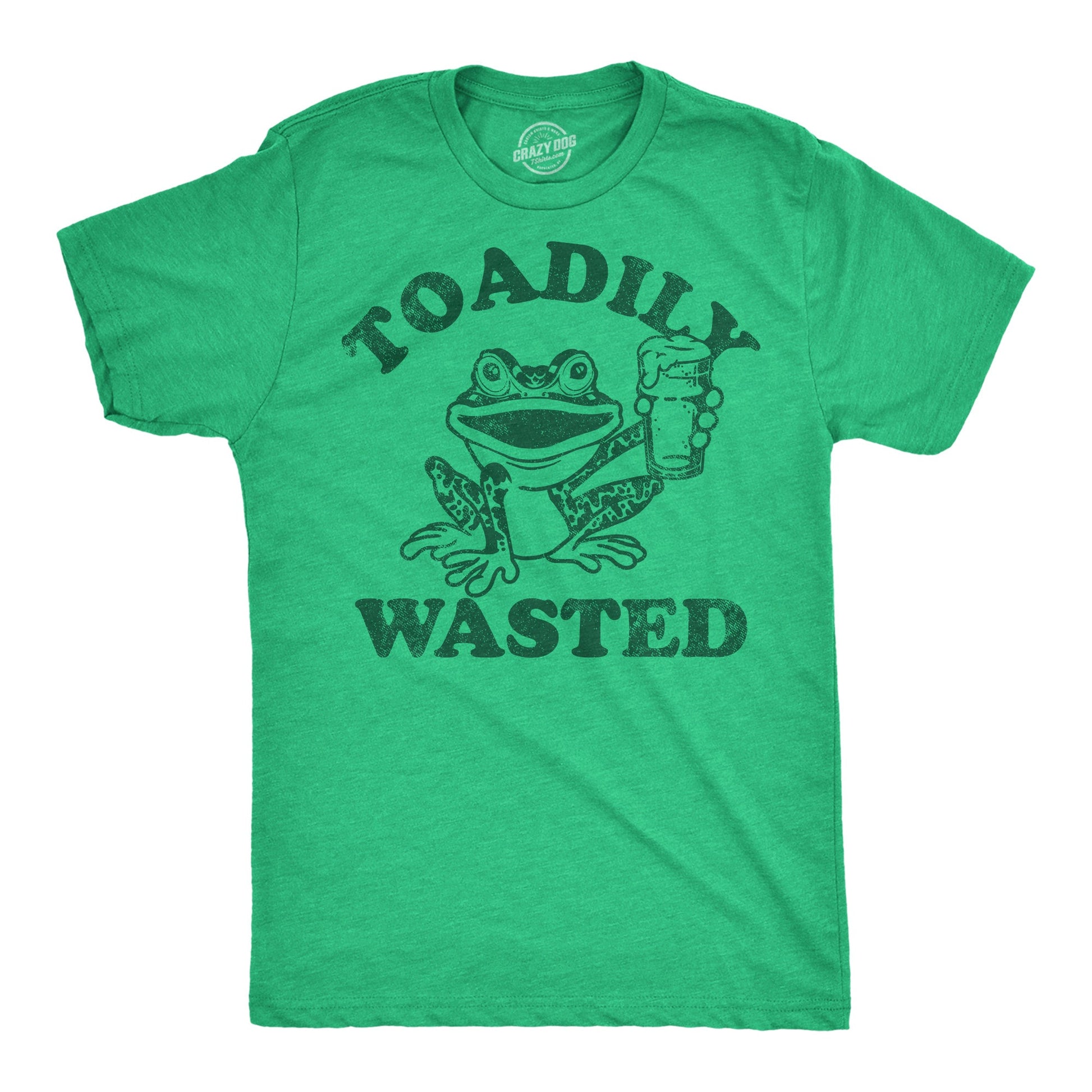 Toadily Wasted Men's T Shirt Hoodie, Sweatshirt | InkThreadWorks.com (Image 1)
