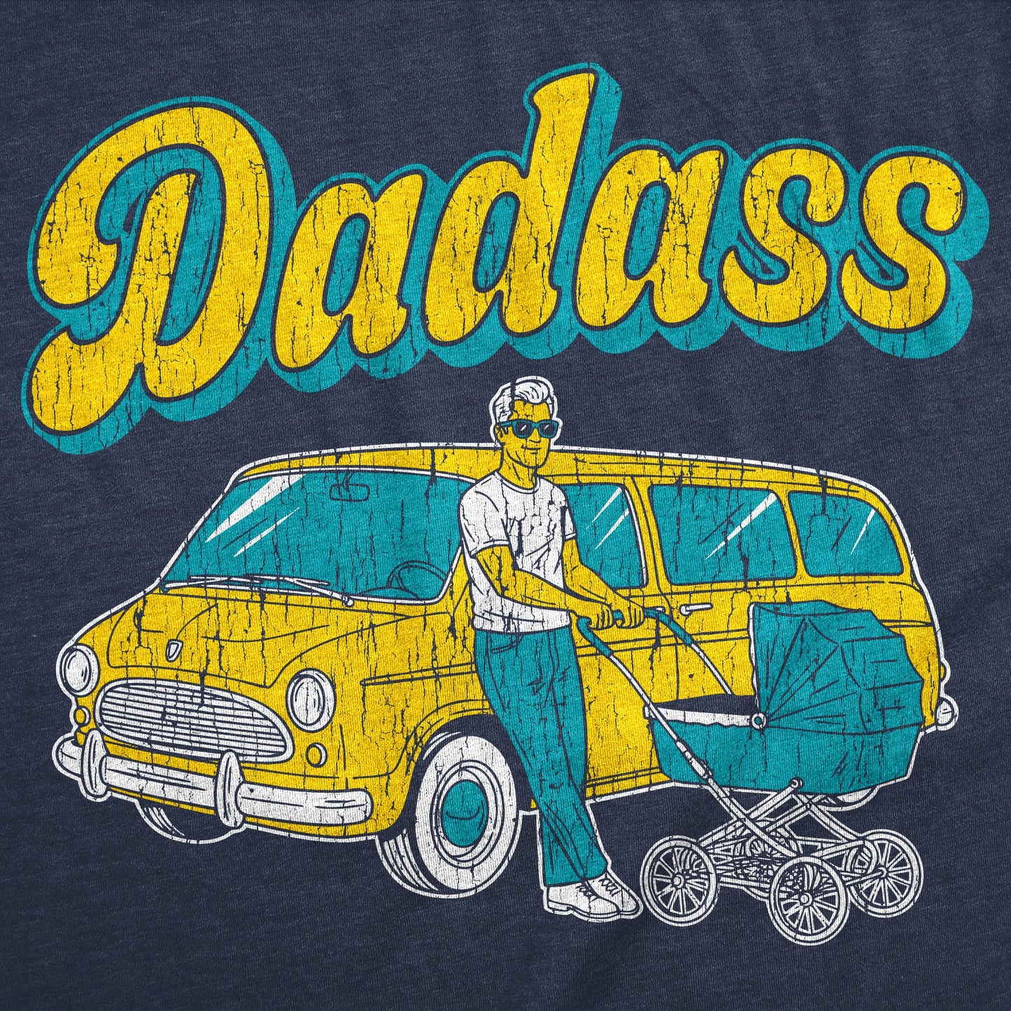 Dadass Men's T Shirt Hoodie, Sweatshirt | InkThreadWorks.com (Image 2)